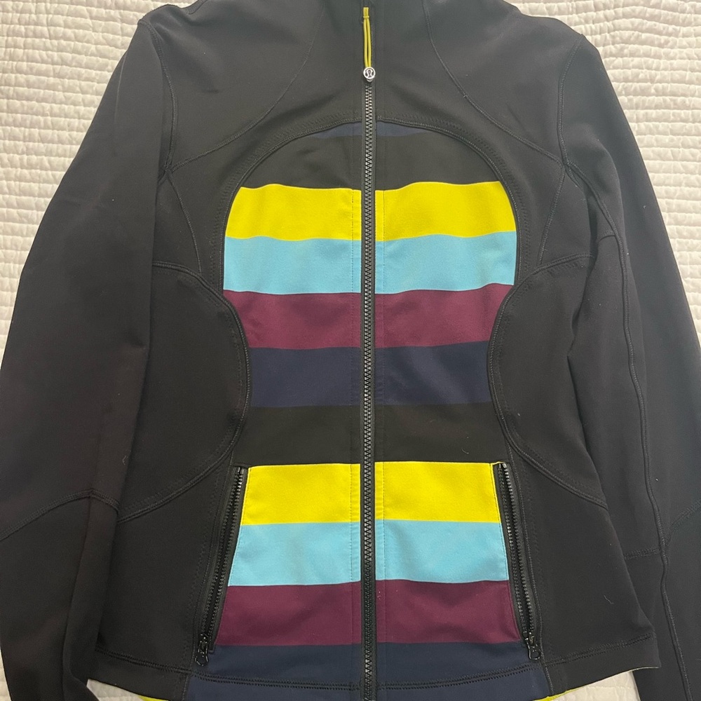 LuLuLemon Striped Women's Zip-Up Jacket